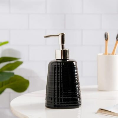 Pyramid Design Durable Handwash Bottle for Wash Basin | Soap Dispenser for Kitchen | Shampoo Dispenser for Bathroom | Handwash Soap Dispenser Pump | Bathroom Accessories (420ML, D4)