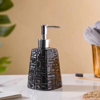 Pyramid Design Durable Handwash Bottle for Wash Basin | Soap Dispenser for Kitchen | Shampoo Dispenser for Bathroom | Handwash Soap Dispenser Pump | Bathroom Accessories (420ML, D1)