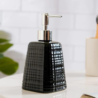 Pyramid Design Durable Handwash Bottle for Wash Basin | Soap Dispenser for Kitchen | Shampoo Dispenser for Bathroom | Handwash Soap Dispenser Pump | Bathroom Accessories (420ML, D4)