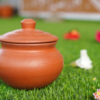 Clay Curd Pot with Cap 650 ml