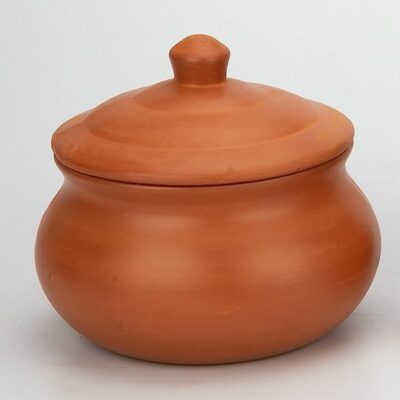 Clay Curd Pot with Cap 1.5 Liter